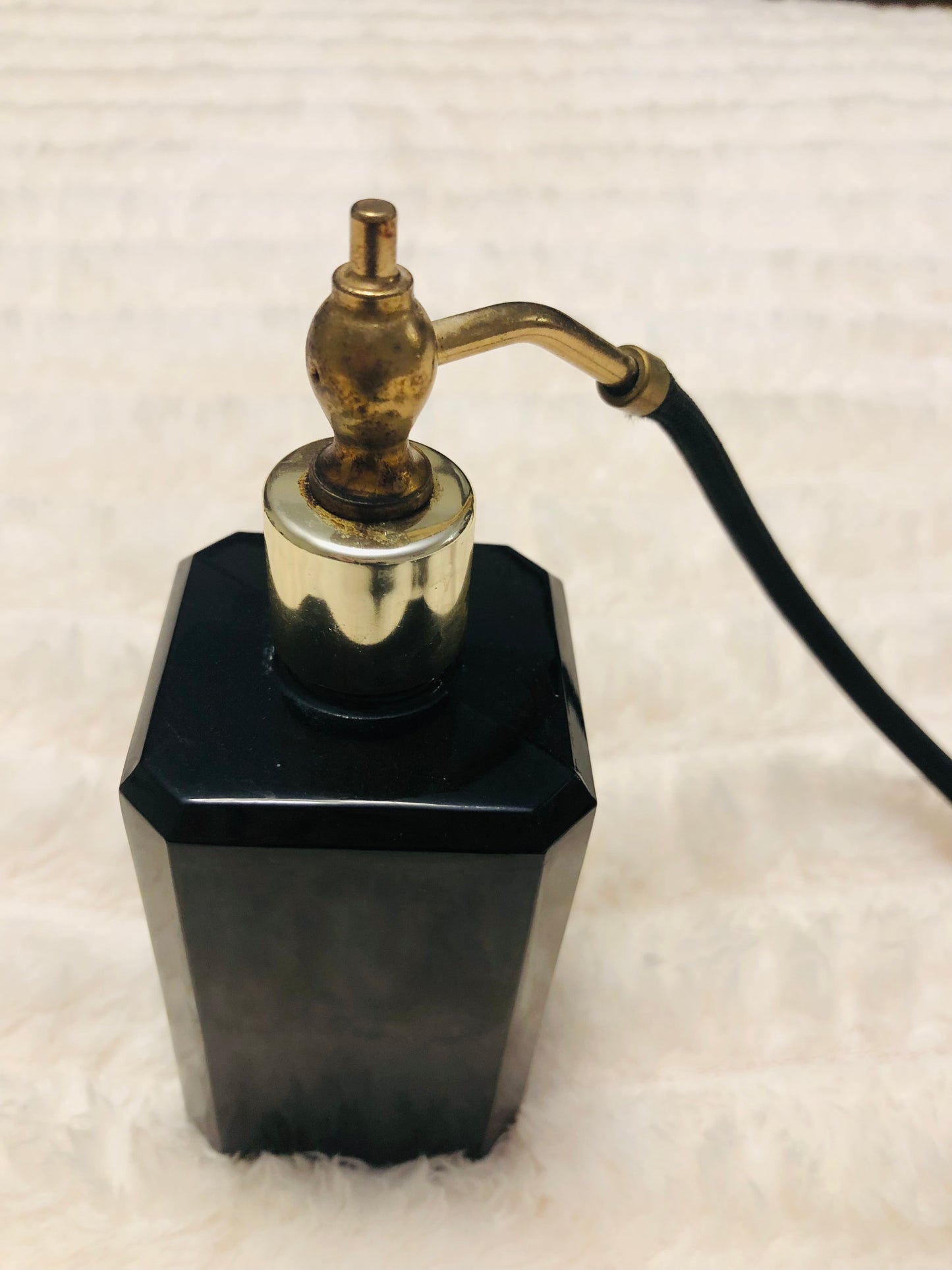 Vintage Black Perfume Atomizer with Tassel