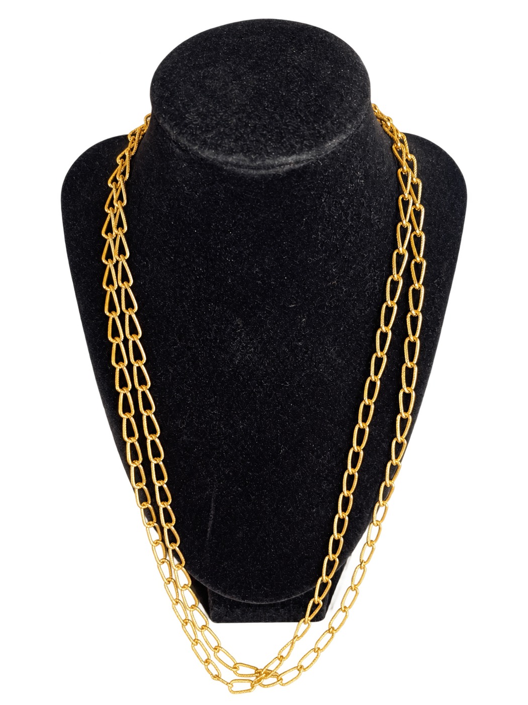 Collier « Maillons d'or » — sautoir à gros maillons ovales